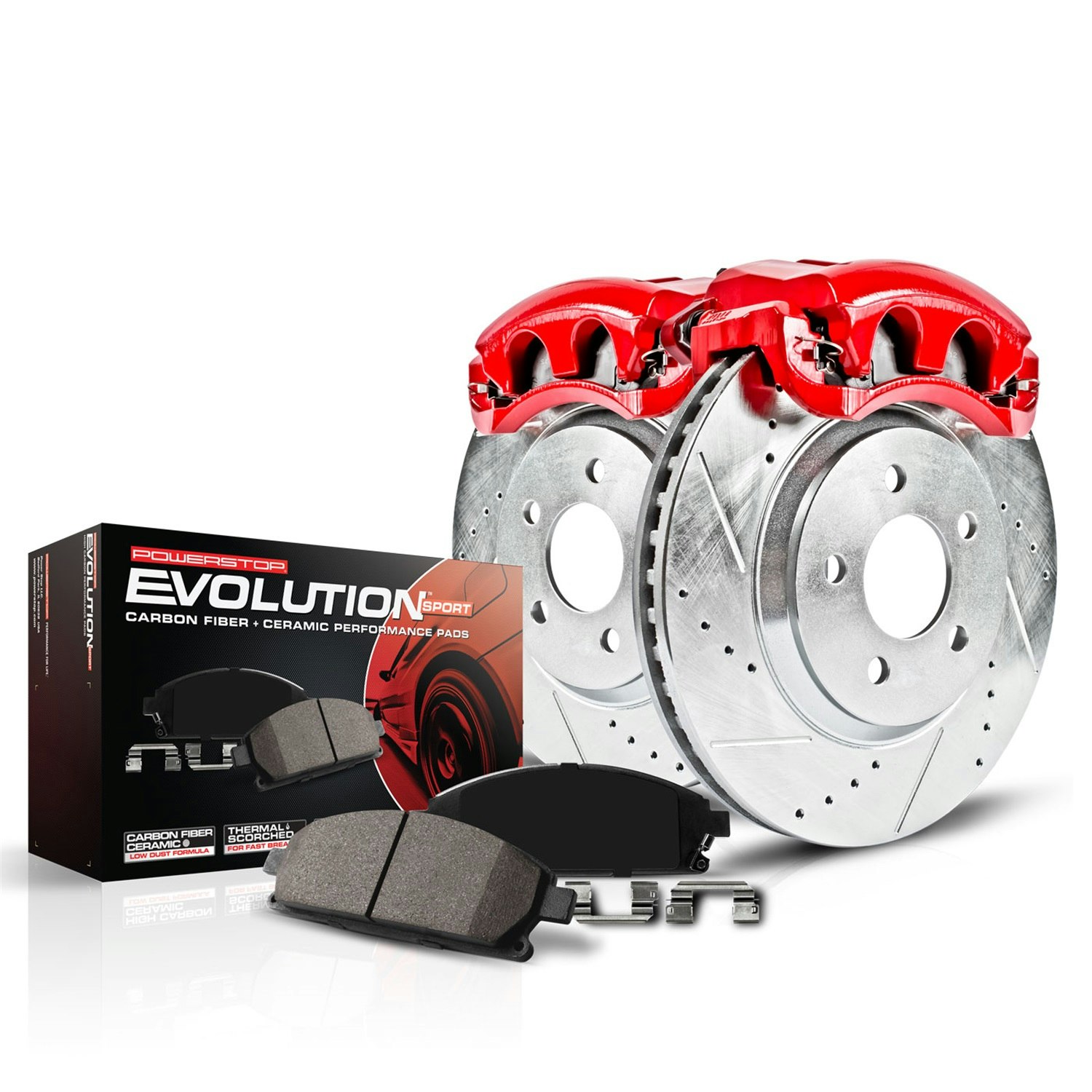 Rear Only Power Stop KC5941 1-Click Performance Brake Kit with Caliper 
